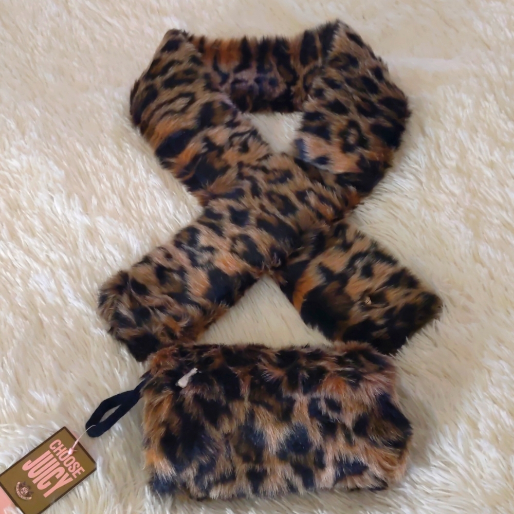 Juicy Couture Scarf & Muffler Set